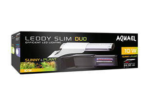 Đèn LED kẹp bể thủy sinh nhỏ Aquael LEDDY Slim DUO SUNNY & PLANT